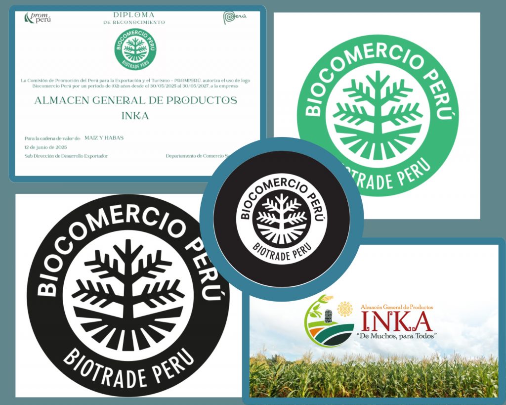 AGP INKA Obtiene reconocimiento como empresa Biocomercio 2025